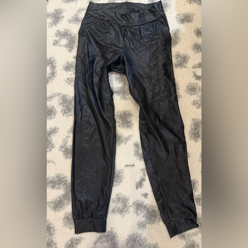 Commando faux leather joggers Size Small